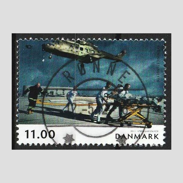FRIM�RKER DANMARK | 2012 - AFA 1699 - Norden ved havet - 11,00 Kr. (fra miniark) - Lux Stemplet 