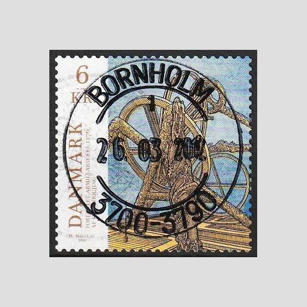 FRIM�RKER DANMARK | 2012 - AFA 1693 - Astronomi - 6,50 Kr. flerfarvet - Pragt Stemplet Bornholm