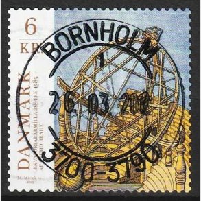 FRIM�RKER DANMARK | 2012 - AFA 1692 - Astronomi - 6,50 Kr. flerfarvet - Pragt Stemplet Bornholm