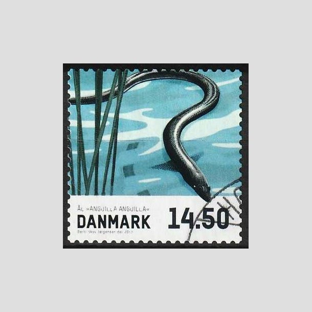FRIM�RKER DANMARK | 2013 - AFA 1729 - Fisk - 14,50 Kr. �l - P�nt Stemplet