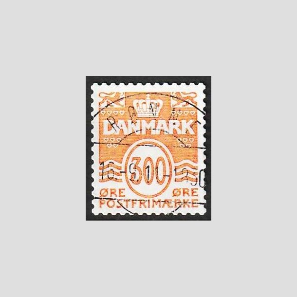 FRIM�RKER DANMARK | 2010 - AFA 1610E - B�lgelinie - 300 �re gulorange - Lux Stemplet R�nne