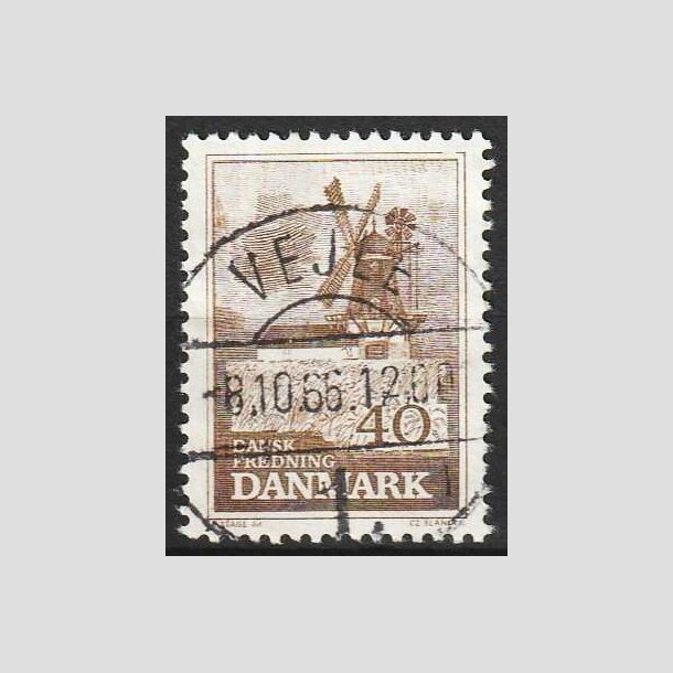 FRIM�RKER DANMARK | 1965 - AFA 440 - Fredning - 40 �re brun - Pragt Stemplet Vejle