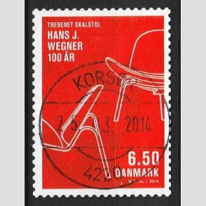 FRIM�RKER DANMARK | 2014 - AFA 1773 - Dansk design - 6,50 Kr. flerfarvet - Pragt Stemplet