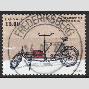 FRIM�RKER DANMARK | 2015 - AFA 1821 - Danske opfindelser - 10,00 Kr. longjohn - Pragt Stemplet