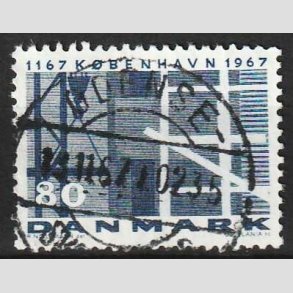 FRIM�RKER DANMARK | 1967 - AFA 457 - K�benhavn 800 �r - 80 �re m�rkbl� - Lux Stemplet 