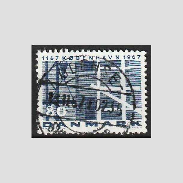 FRIM�RKER DANMARK | 1967 - AFA 457 - K�benhavn 800 �r - 80 �re m�rkbl� - Lux Stemplet 