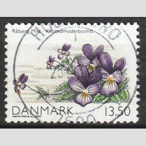FRIM�RKER DANMARK | 2007 - AFA 1515 - Danmarks natur I - 13,50 Kr. flerfarvet - Pragt Stemplet