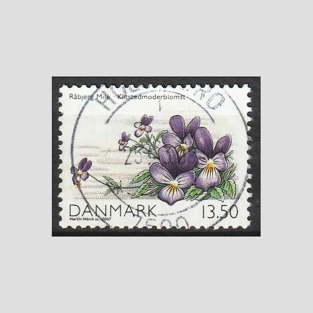 FRIM�RKER DANMARK | 2007 - AFA 1515 - Danmarks natur I - 13,50 Kr. flerfarvet - Pragt Stemplet
