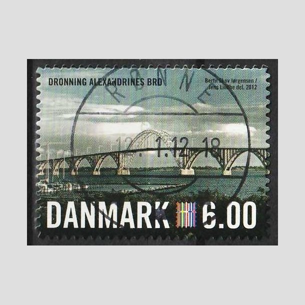 FRIM�RKER DANMARK | 2012 - AFA 1689a - Nordia 2012 - 6,00 Kr. flerfarvet - Lux Stemplet