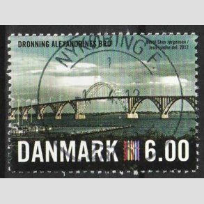 FRIM�RKER DANMARK | 2012 - AFA 1689 - Nordia 2012 - 6,00 Kr. (fra miniark) - Pragt Stemplet 