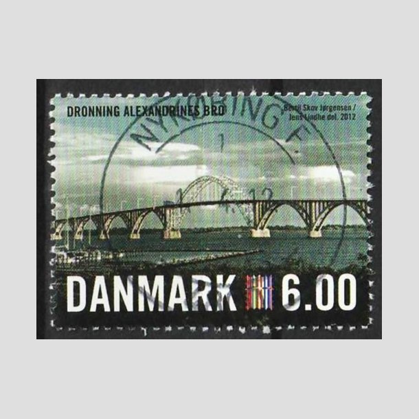 FRIM�RKER DANMARK | 2012 - AFA 1689 - Nordia 2012 - 6,00 Kr. (fra miniark) - Pragt Stemplet 