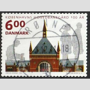 FRIM�RKER DANMARK | 2011 - AFA 1675 - KBH Hovedbaneg�rd 100 �r - 6,00 Kr. - Lux Stemplet R�nne