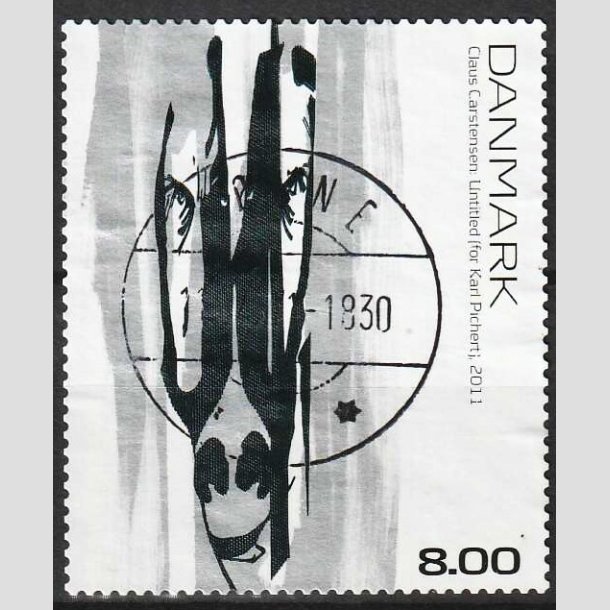 FRIMRKER DANMARK | 2011 - AFA 1650E - Frimrkekunst 15 - 8,00 Kr. - Lux Stemplet Rnne 