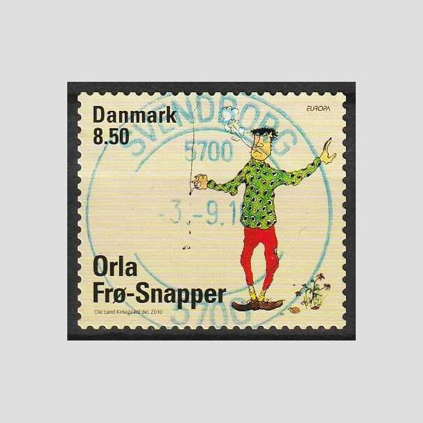 FRIM�RKER DANMARK | 2010 - AFA 1629E - B�rneb�ger - 8,50 Kr. Orla Fr�-Snapper - Lux Stemplet