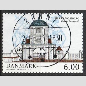 FRIM�RKER DANMARK | 2011 - AFA 1654 - Danske herreg�rde I - 6,00 Kr. - Lux Stemplet R�nne
