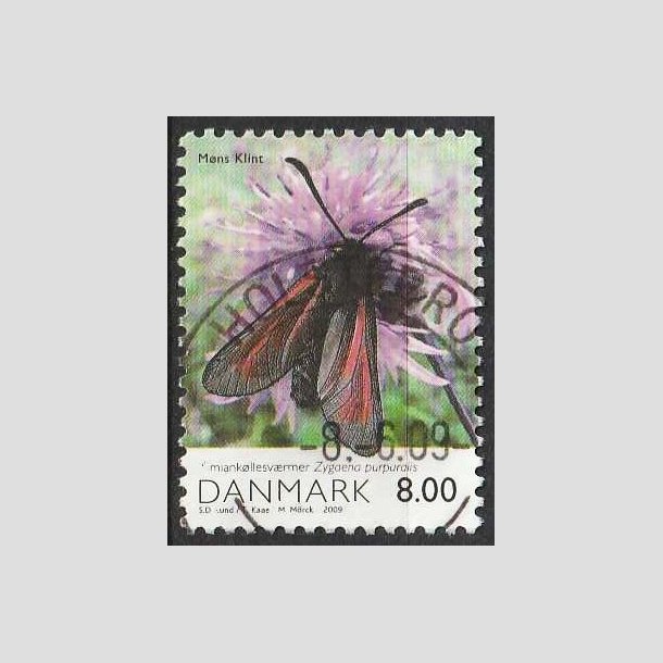 FRIM�RKER DANMARK | 2009 - AFA 1573 - Danmarks natur II - 8,00 Kr. flerfarvet - Pragt Stemplet 