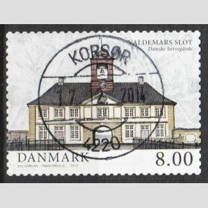 FRIM�RKER DANMARK | 2013 - AFA 1739 - Danske herreg�rde II - 8,00 Kr. Valdemars slot - Lux Stemplet