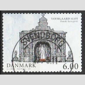 FRIM�RKER DANMARK | 2011 - AFA 1655E - Danske herreg�rde I. - 6,00 Kr. Voergaard - Lux Stemplet 