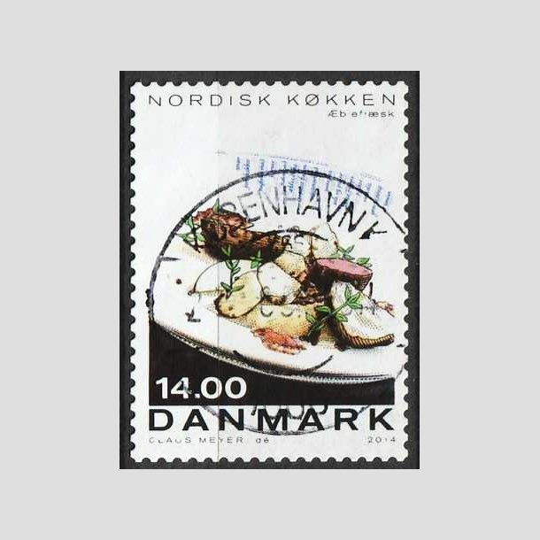 FRIM�RKER DANMARK | 2013 - AFA 1765 - Nordisk k�kken - 14,00 Kr. flerfarvet - Pragt Stemplet 