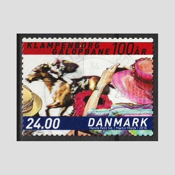 FRIMRKER DANMARK | 2010 - AFA 1627E - Klampenborg Galopbane 100 r. - 24,00 Kr. - Pnt Stemplet