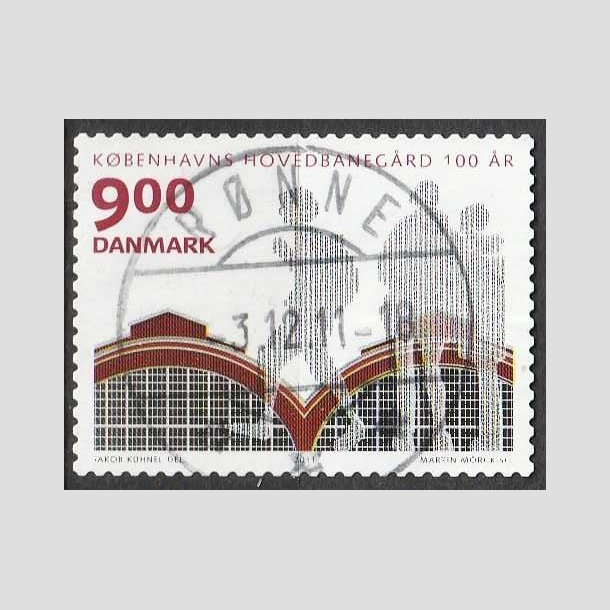 FRIM�RKER DANMARK | 2011 - AFA 1677 - KBH Hovedbaneg�rd 100 �r - 9,00 Kr. - Lux Stemplet R�nne