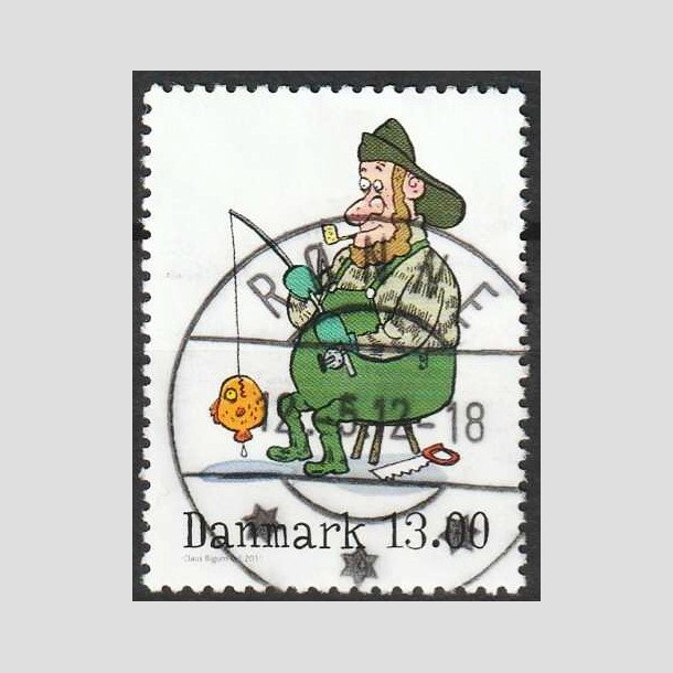 FRIM�RKER DANMARK | 2011 - AFA 1685A - Vintereventyr - 13,00 Kr. flerfarvet - Pragt Stemplet R�nne