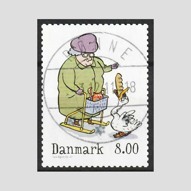 FRIM�RKER DANMARK | 2011 - AFA 1683 - Vintereventyr - 8,00 Kr. - Pragt Stemplet R�nne