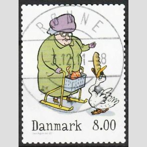 FRIM�RKER DANMARK | 2011 - AFA 1683 - Vintereventyr - 8,00 Kr. - Pragt Stemplet R�nne