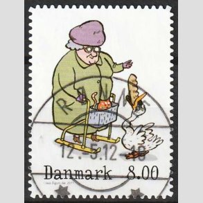 FRIM�RKER DANMARK | 2011 - AFA 1683a - Vintereventyr - 8,00 Kr. flerfarvet - Pragt Stemplet 
