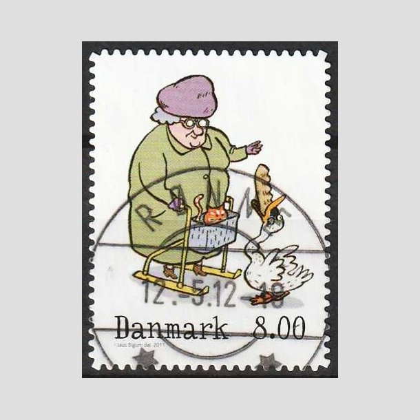 FRIM�RKER DANMARK | 2011 - AFA 1683a - Vintereventyr - 8,00 Kr. flerfarvet - Pragt Stemplet 