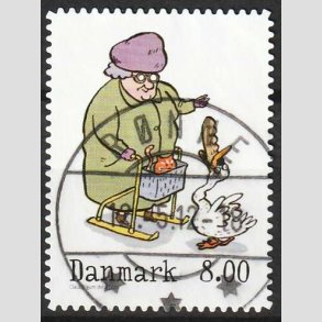 FRIM�RKER DANMARK | 2011 - AFA 1683a - Vintereventyr - 8,00 Kr. flerfarvet - Pragt Stemplet 