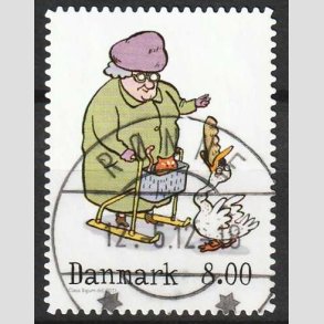 FRIM�RKER DANMARK | 2011 - AFA 1683a - Vintereventyr - 8,00 Kr. flerfarvet - Pragt Stemplet 