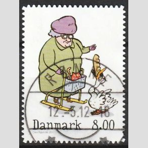 FRIM�RKER DANMARK | 2011 - AFA 1683a - Vintereventyr - 8,00 Kr. flerfarvet - Pragt Stemplet 