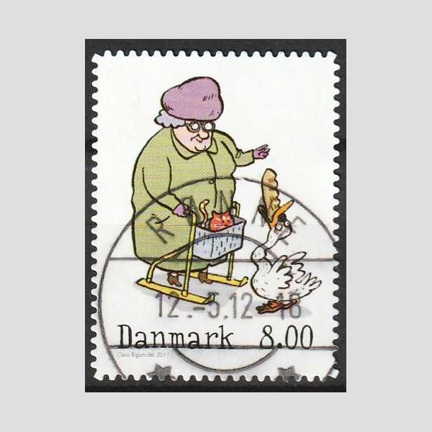 FRIM�RKER DANMARK | 2011 - AFA 1683a - Vintereventyr - 8,00 Kr. flerfarvet - Pragt Stemplet 
