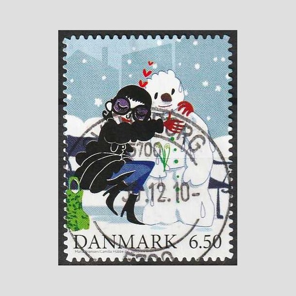FRIM�RKER DANMARK | 2010 - AFA 1637Ea - Vintereventyr - 6,50 Kr. - Pragt Stemplet Svendborg