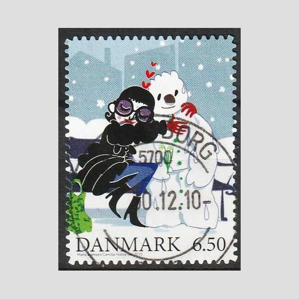 FRIM�RKER DANMARK | 2010 - AFA 1637Ea - Vintereventyr - 6,50 Kr. - Pragt Stemplet Svendborg