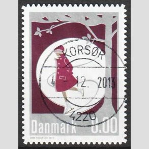 FRIM�RKER DANMARK | 2013 - AFA 1757a - Vinterstemning - 8,00 Kr. flerfarvet - Pragt Stemplet