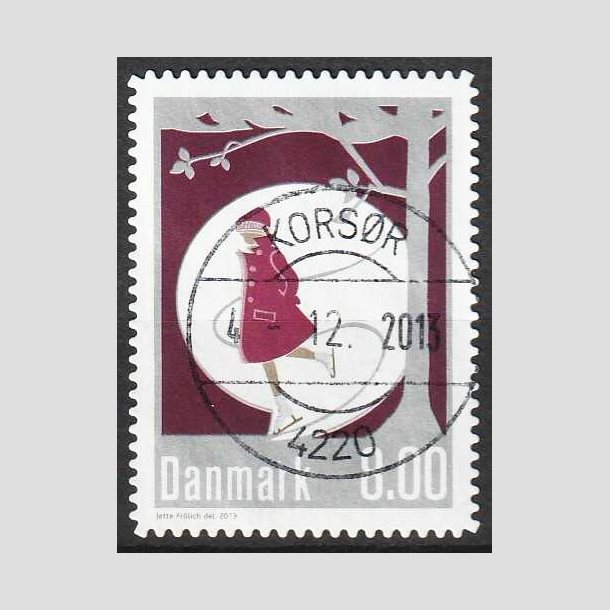FRIM�RKER DANMARK | 2013 - AFA 1757a - Vinterstemning - 8,00 Kr. flerfarvet - Pragt Stemplet