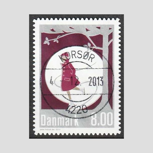 FRIM�RKER DANMARK | 2013 - AFA 1757a - Vinterstemning - 8,00 Kr. flerfarvet - Pragt Stemplet