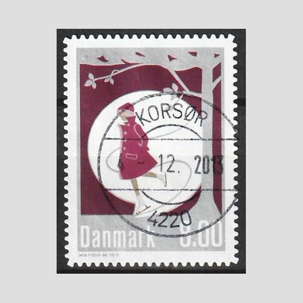 FRIM�RKER DANMARK | 2013 - AFA 1757a - Vinterstemning - 8,00 Kr. flerfarvet - Pragt Stemplet