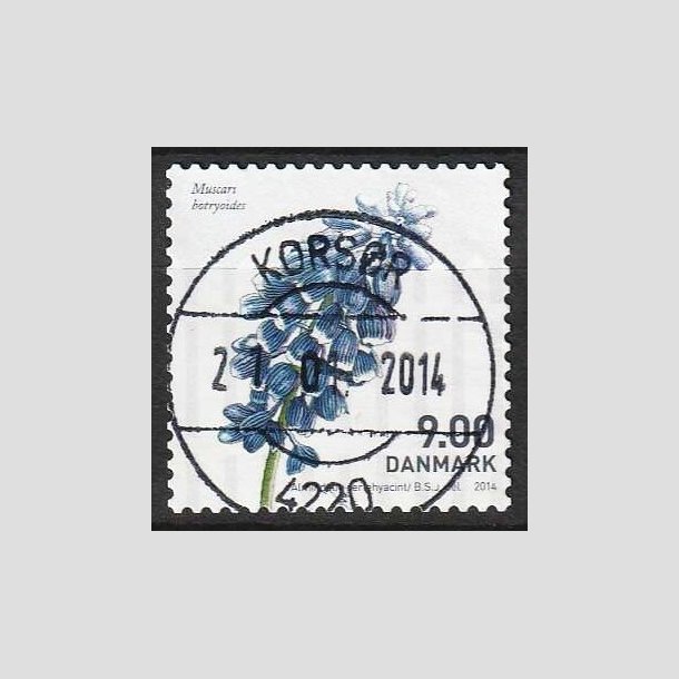 FRIM�RKER DANMARK | 2014 - AFA 1767 - For�rsblomster - 9,00 Kr. flerfarvet - Pragt Stemplet 