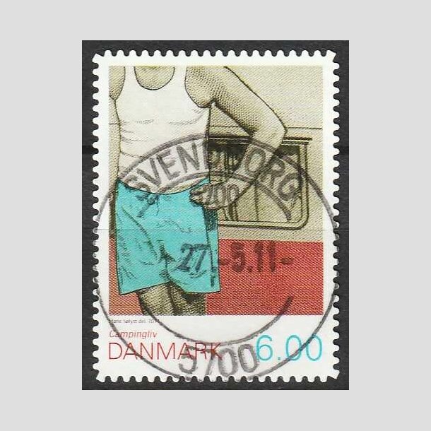 FRIM�RKER DANMARK | 2011 - AFA 1652Ea - Campingliv - 6,00 Kr. - Lux Stemplet Svendborg