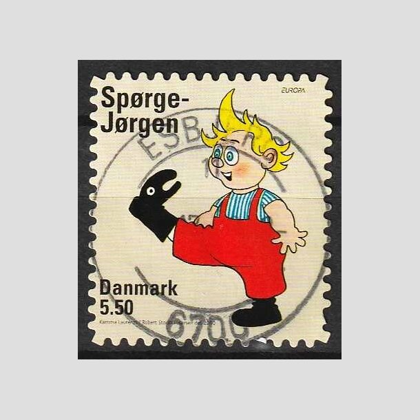 FRIM�RKER DANMARK | 2010 - AFA 1628Eb - B�rneb�ger - 5,50 Kr. Sp�rge-J�rgen - Pragt Stemplet