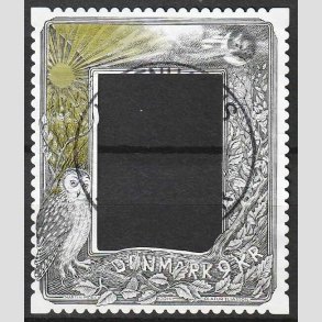 FRIM�RKER DANMARK | 2014 - AFA 1795 - Frim�rkekunst - 9,00 Kr. flerfarvet - P�nt Stemplet