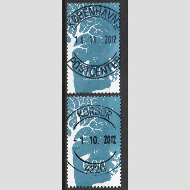 FRIM�RKER DANMARK | 2012 - AFA 1721-21a - Vinter - 6,00 Kr. - Pragt Stemplet 