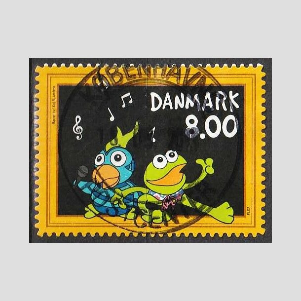 FRIM�RKER DANMARK | 2013 - AFA 1735a - B�rne-TV - 8,00 Kr. flerfarvet - Pragt Stemplet