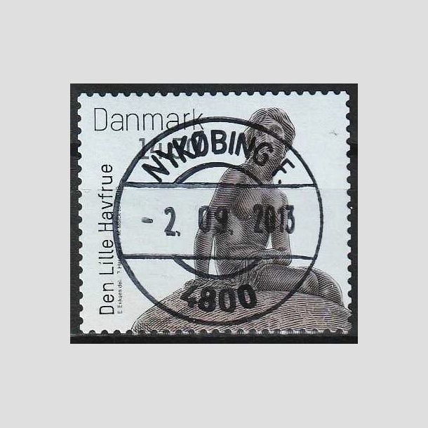FRIM�RKER DANMARK | 2013 - AFA 1743 - Den lille Havfrue 100 �r. - 14,50 Kr. - Pragt Stemplet
