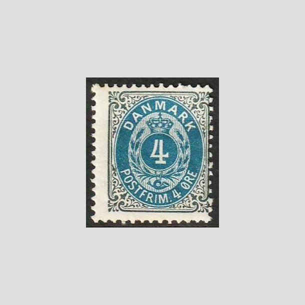 FRIMRKER DANMARK | 1895 - AFA 23By - 4 re gr/bl - Postfrisk