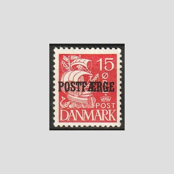 FRIMRKER DANMARK | 1936-39 - AFA 16a - 15 re rd (IA) - Ubrugt