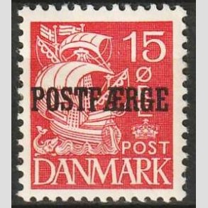 FRIMRKER DANMARK | 1936-39 - AFA 16a - 15 re rd (IA) - Ubrugt